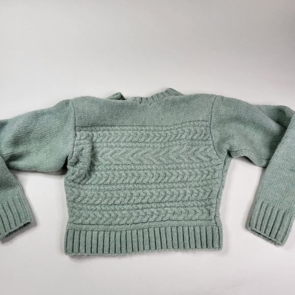 For Love & Lemons Green Dominique Sweater sz S - Picture 6 of 6